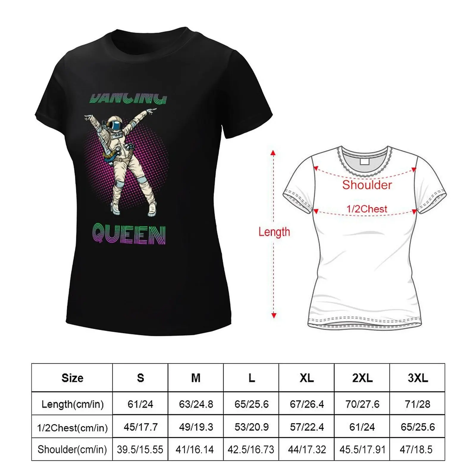 Dancing queen T-Shirt Aesthetic clothing graphics tshirts for Women