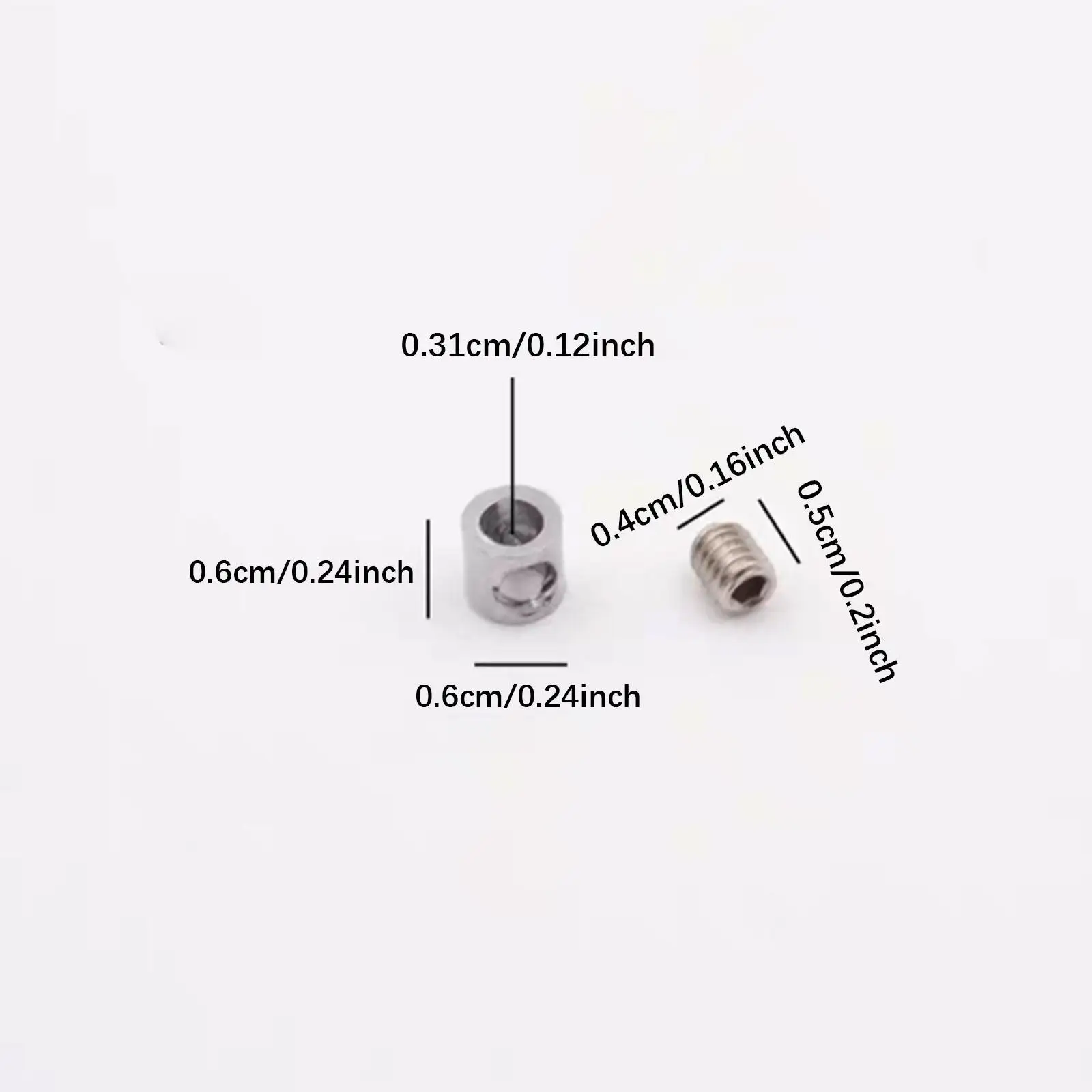 10x Wire Rope Clips Set Versatile Easily Install with M4 Hexagon Screws for