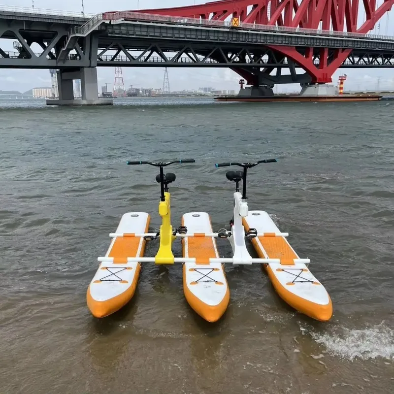 

infla water bike for 2 people Durable floating pedal boat Water bike Sui for water sports and leisure equipment