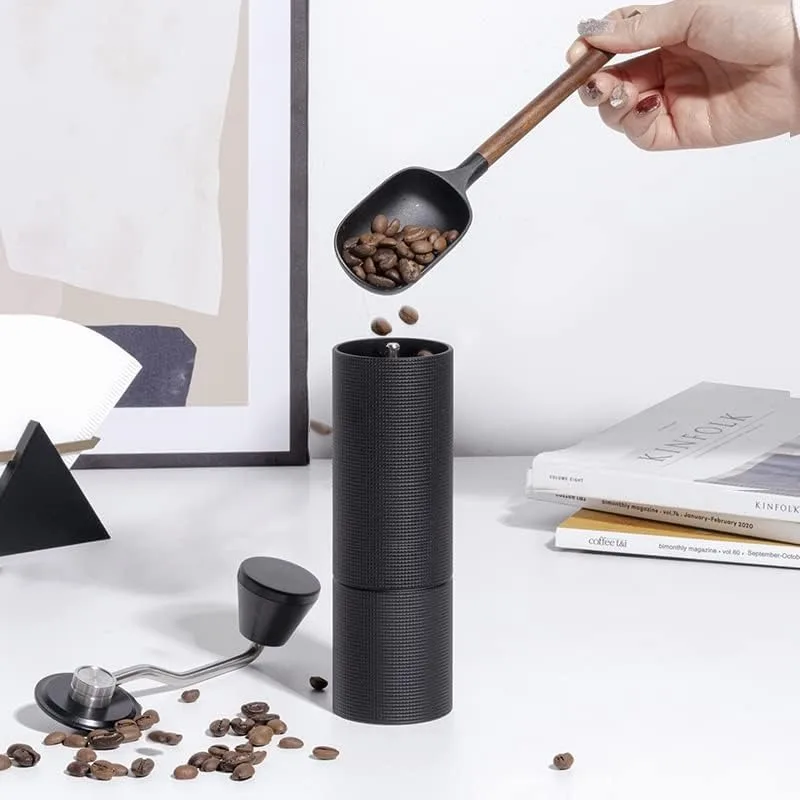 Manual Coffee Grinder with Double Bearing Positioning French Press Coffee Internal Adjustable Setting for Hand Grinder Gift