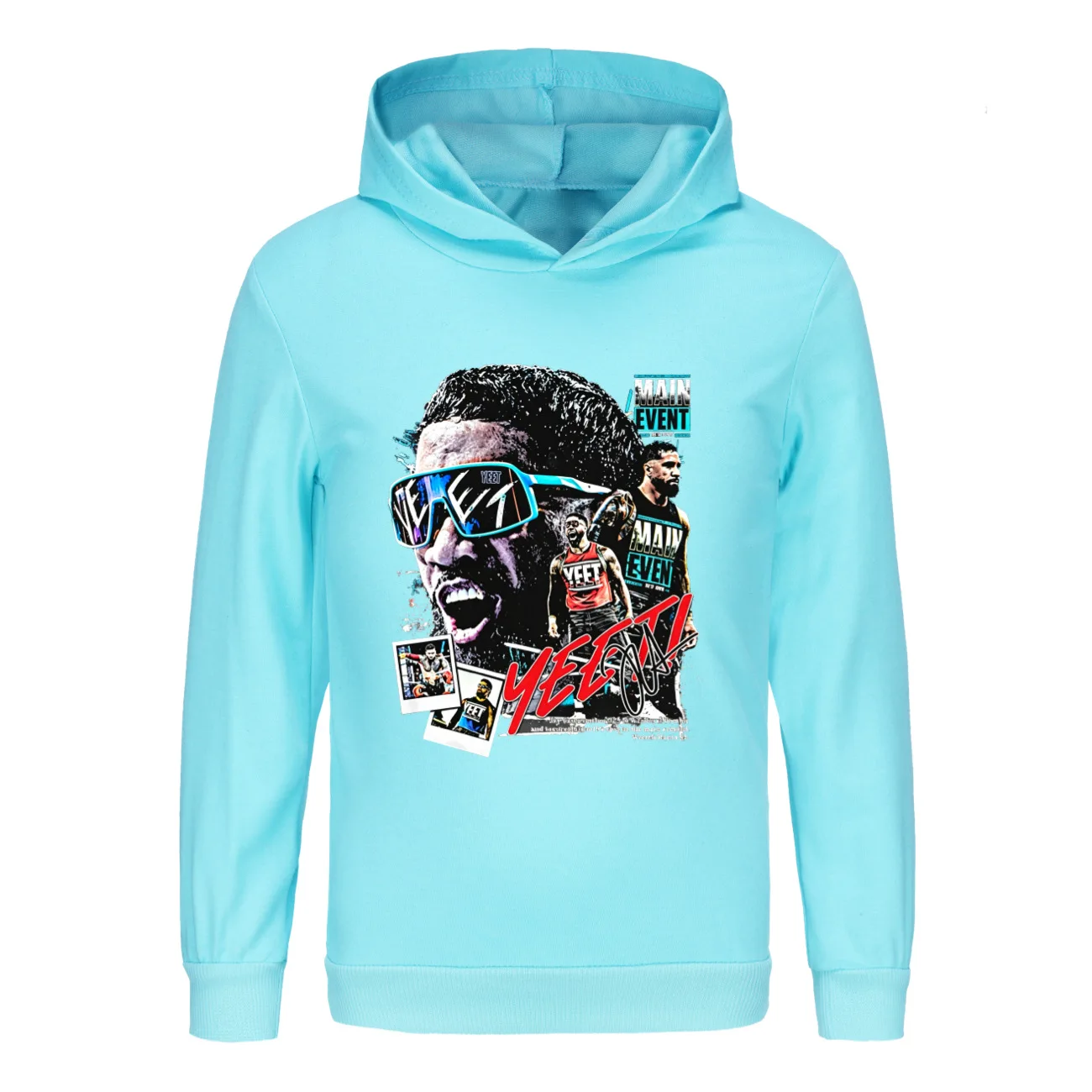 2026 Jey Uso Wrestling Hoodies Kids Yeet The Usos Clothes Boys Fashion Hooded Children Fashion Casual Outwear Girls Sweatshirts