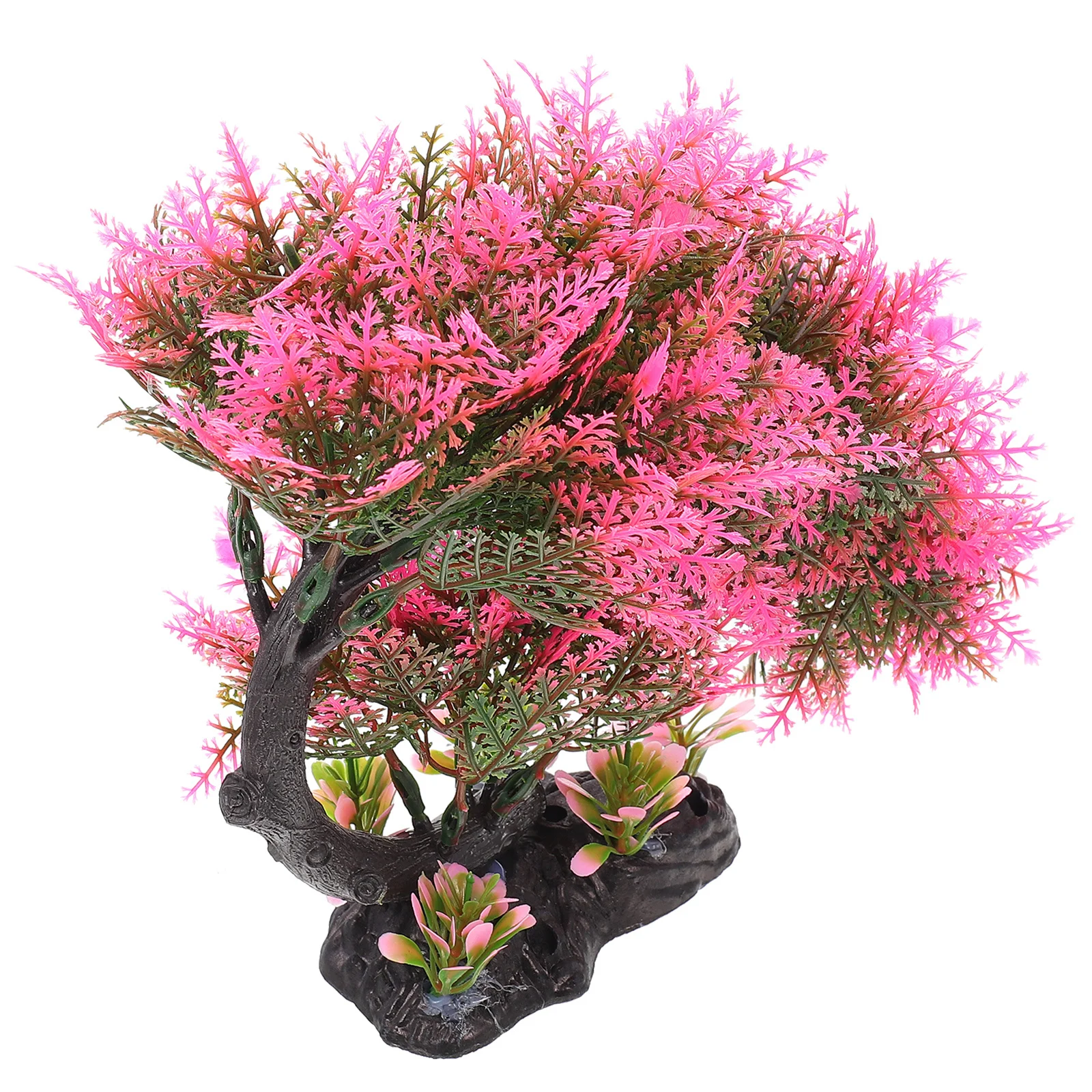 

Water Grass Decor Tree Imitated Pine for Fish Tank Aquarium Landscape Decoration Vivid Artificial Pine Tree Desktop