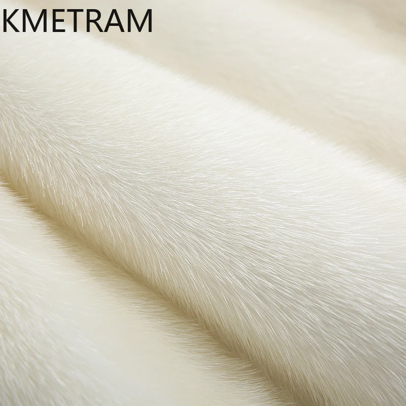 ฤดูหนาวสตรี Real Mink Fur Coat กับกระโปรงสั้นสีขาวเสื้อขนสัตว์สําหรับผู้หญิงใหม่ใน Outerwears เสื้อผ้าหรูหรา 2024ба