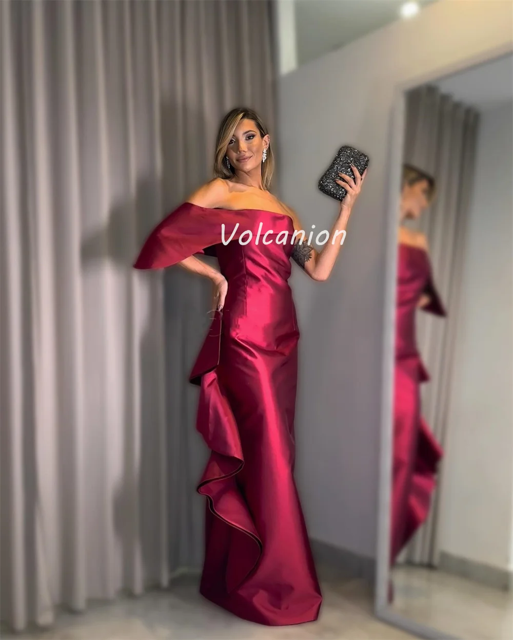 Изысканные высококачественные шармезные рюшами и драпированными складками по индивидуальному заказу, прямые длинные платья на одно плечо, сексуальные платья для особых случаев на заказ