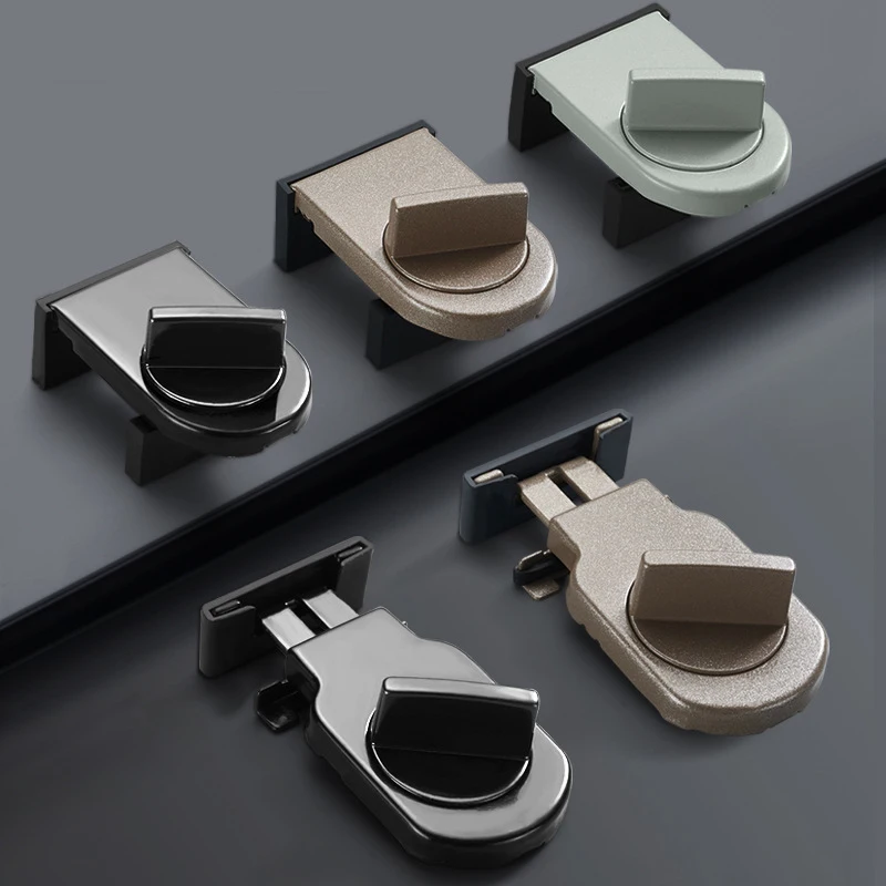 Window Limiter Safety Lock Buckle Window Opening Push-pull Child Anti-theft No Punching Screen Window Lock Protective Fixation