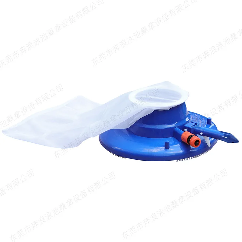 Vacuum Cleaner Robot with Mesh Bag Underwater Cleaning Tool Pool Cleaning Vacuum Cleaner Suction Head for Swimming Pools