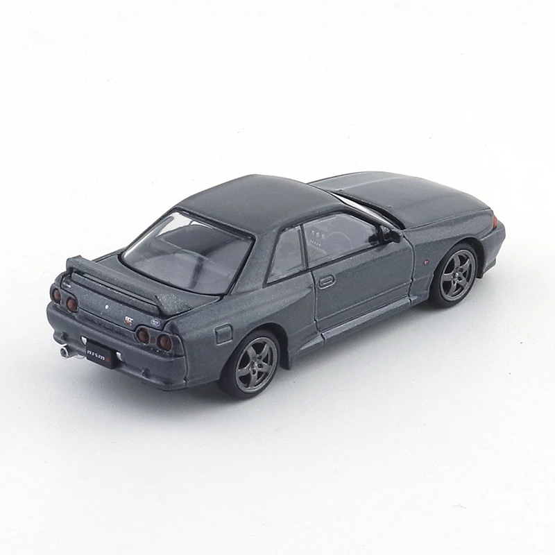 XCARTOYS 1/64 POP RACE NISSAN GT-R R32 Metal Gun Grey Car Alloy Motor Vehicle Diecast Metal Model Kids Xmas Gift Toys for Boys