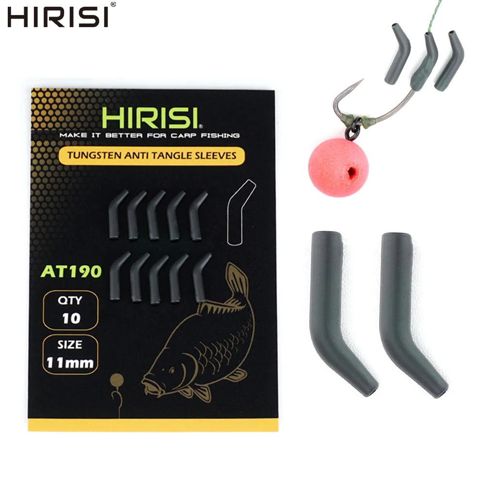 Hirisi AT190 pesca de carpa anzuelo de tungsteno Kickers Kit gancho/línea alineador aparejos para el cabello aparejos terminales herramientas de aparejo de pesca de carpa
