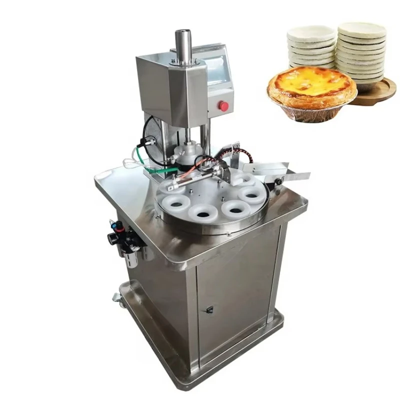Press Round egg tart skin making machine Egg tart shell forming machine
