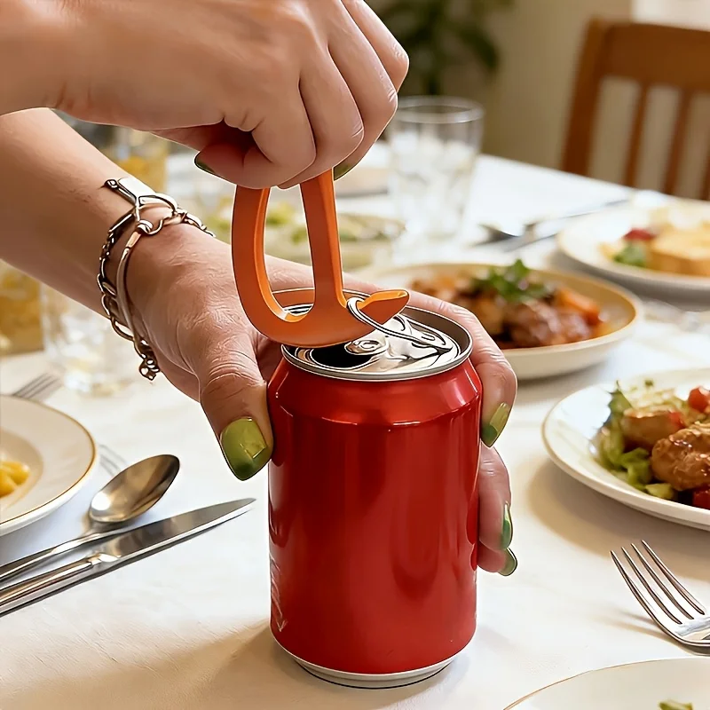 Durable Plastic Can Openers-Ergonomic Easy-Grip Design,Proof And Portable for Camping,Picnics,College Parties-Reliable CanOpener