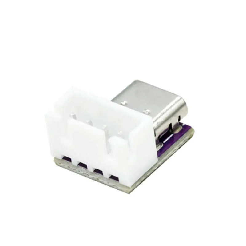 TYPE-C female test board, dual-sided reversible insertion USB3.1 16P to 2.54 high-current power adapter board
