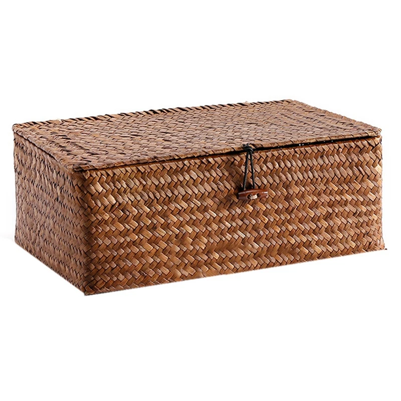 

Ручная работа, корзина для белья для домашнего хранения, прямоугольная коробка для хранения с крышкой