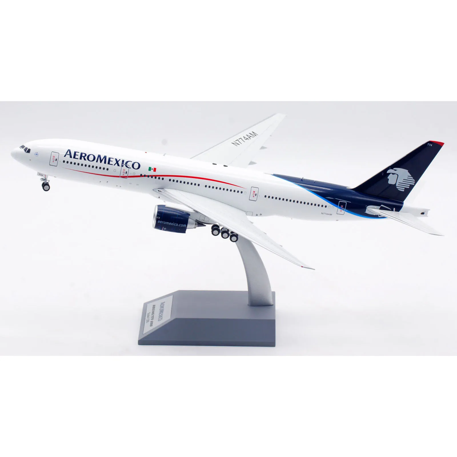 IF772AM1223 Alloy Collectible Plane Gift INFLIGHT 1:200 Aeromexico Airlines Skyteam Boeing 777-200 Diecast Aircraft Model N774AM