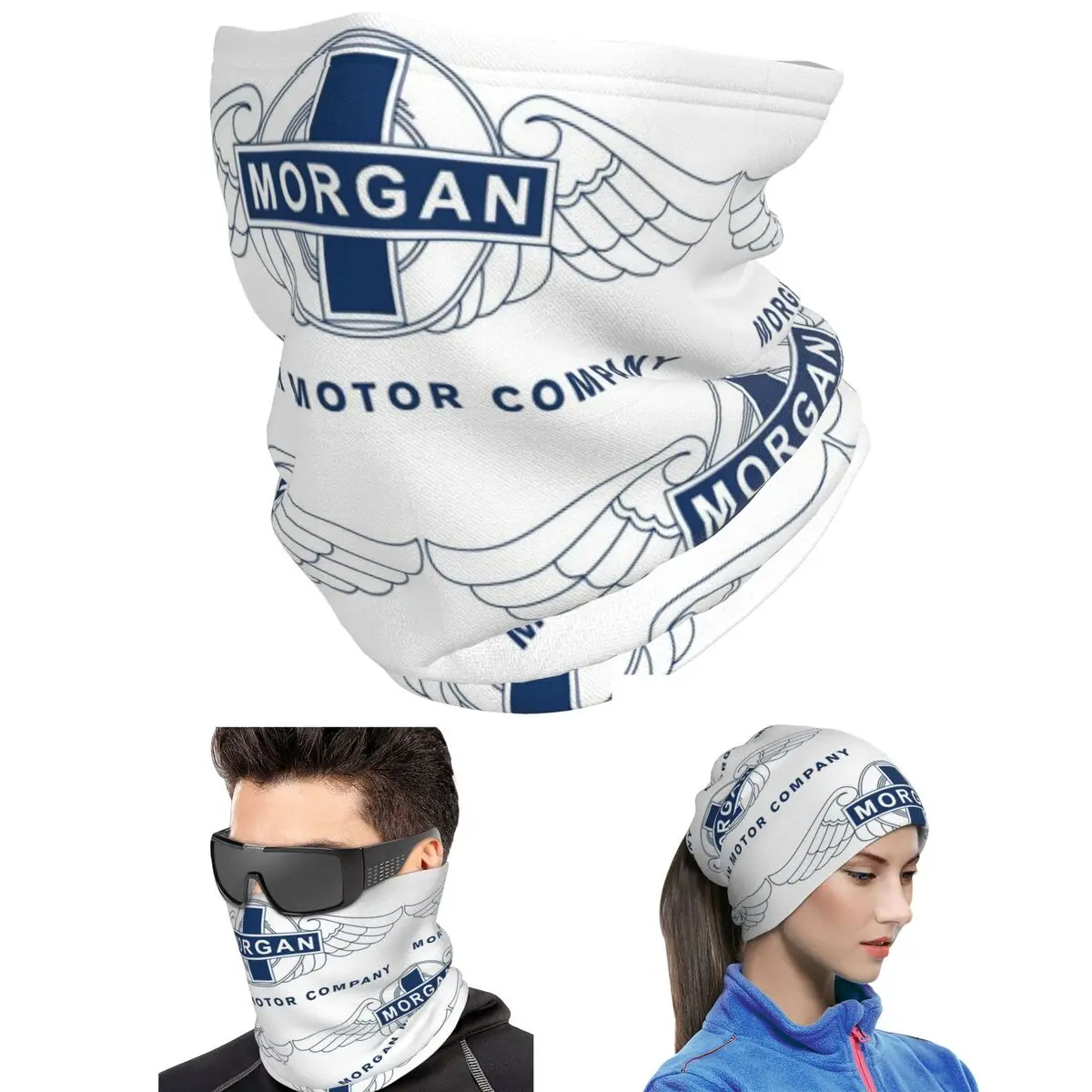 Morgan Motor Car Company Bandana Neck Cover Printed Mask Scarf Outdoor Sports Balaclava Unisex Adult Windproof