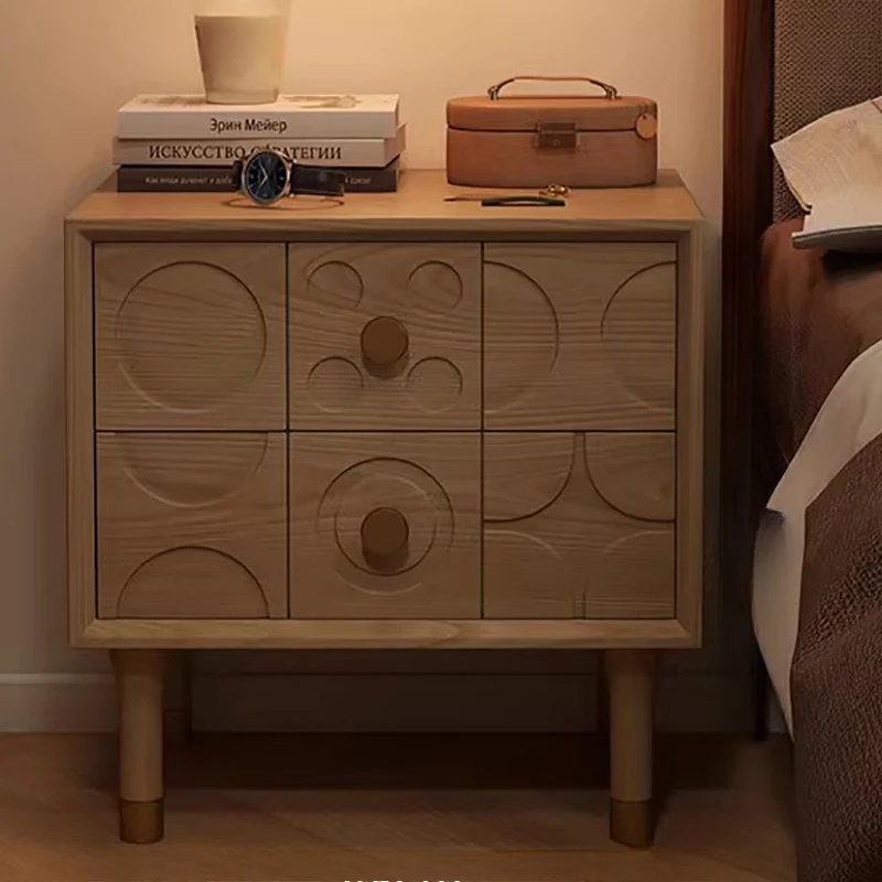 طاولة صغيرة بجانب السرير من الخشب الشمالي، تخزين مخفي، صالات عتيقة، منضدة كلاسيكية فريدة من نوعها من Armarios Para Salon، طاولة جانبية للسرير