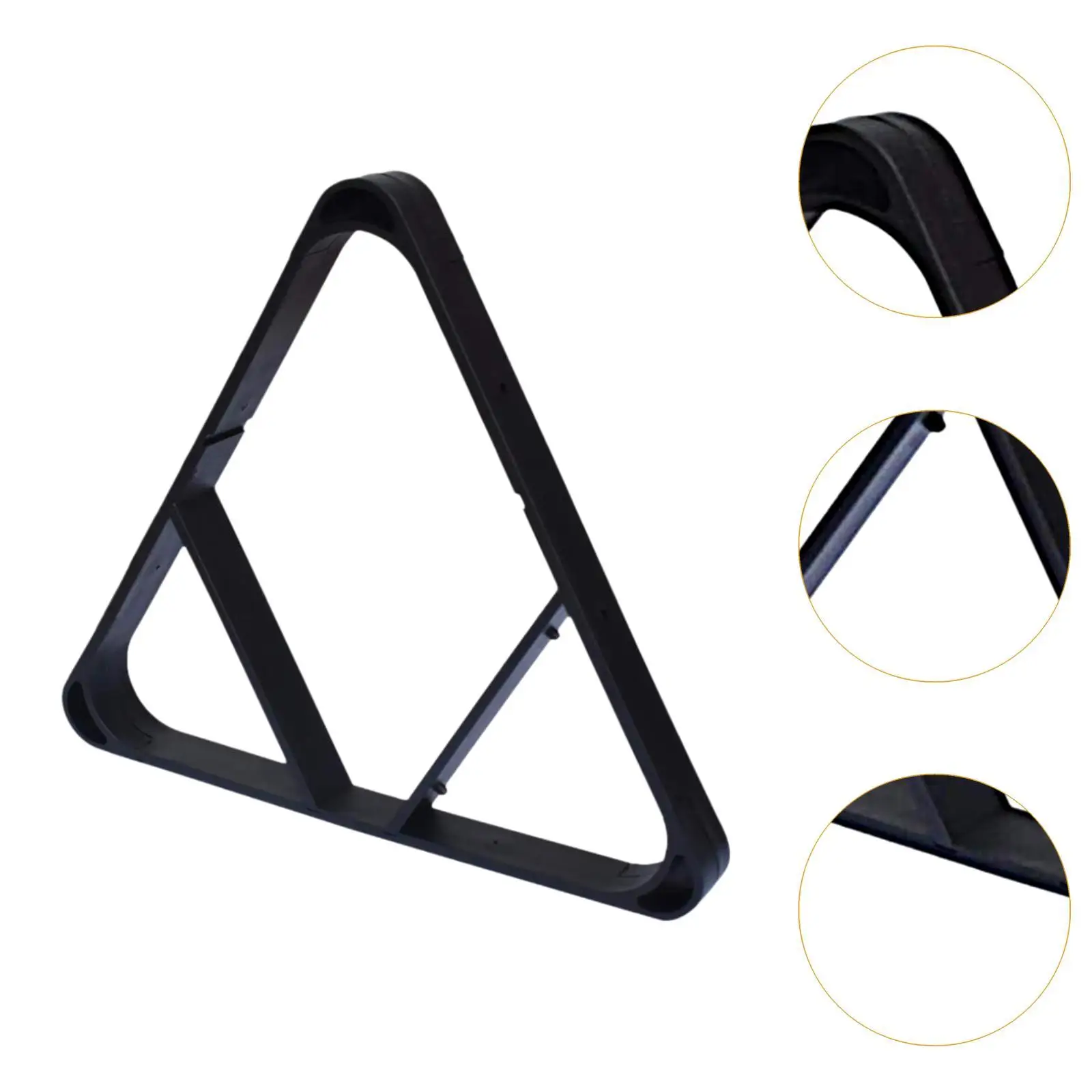 Equipamento de mesa de bilhar com rack triangular de bola de bilhar para festa temática de jogos em casa