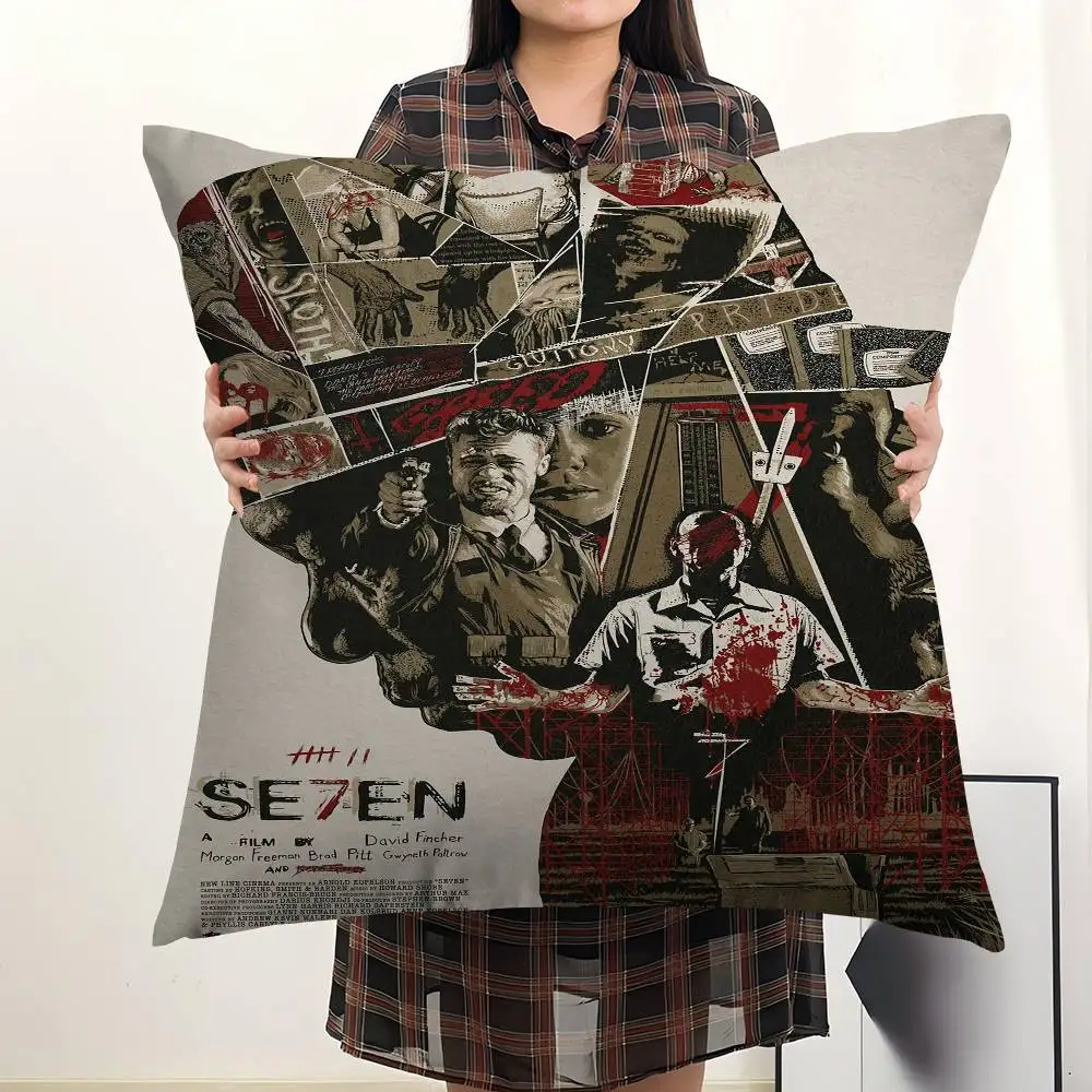 Seven 1995 Movie Cushion Cover 30x50 Polyester Sofa Cushions Decorative Throw Pillows Home Decoration Pillowcover