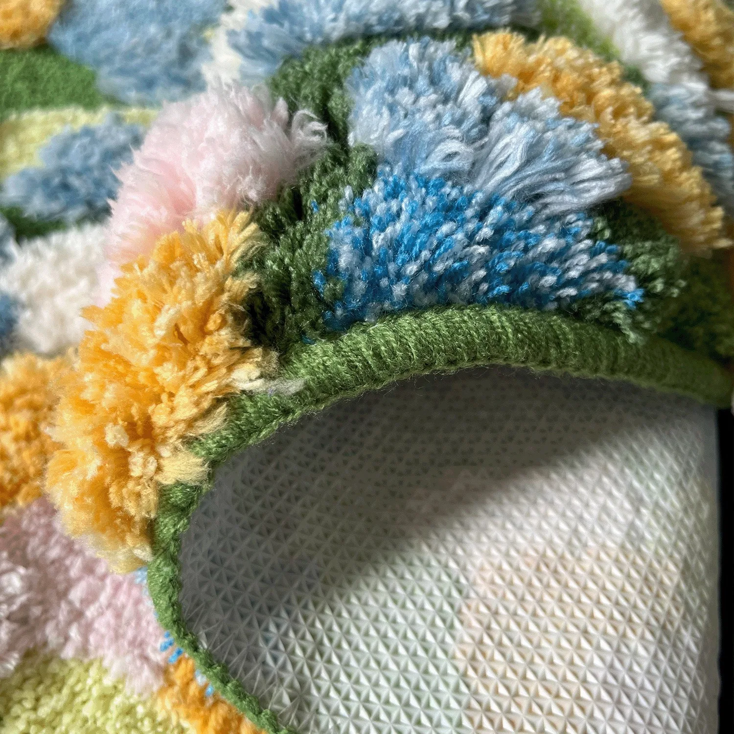 Ковер для спальни, тафтинговый трехмерный универсальный коврик, может сидеть спереди ковра, чтобы сделать теплую подушку в помещении.