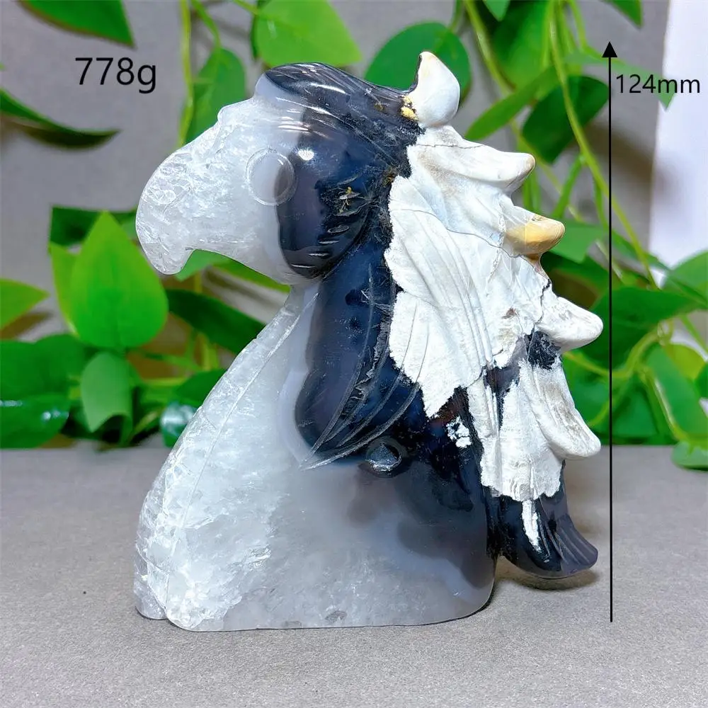 Volcano Agate Hippogriff Crystal Natural Stone Quartz Minerals Home Decoritems Garden Reiki Gifts Energy Healing Luck Love
