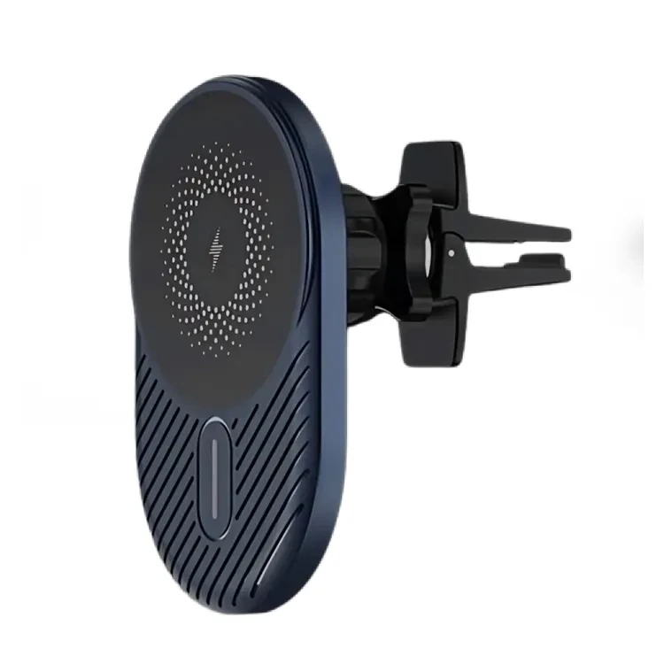 

15w Qi Wireless Fast Quick Charging Magnetic Suction Wireless Charger Vehicle Car Mount Stand