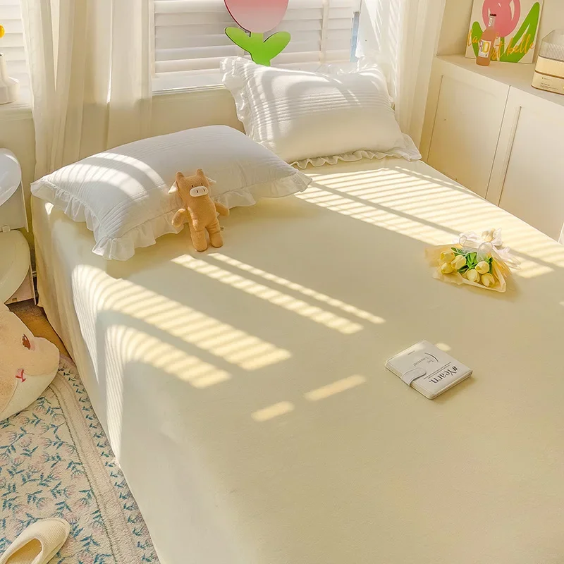 New Autumn Winter Thickened Warm Milk Fleece Sheet Soft Skin-friendly Cozy Flat Bed Sheets Cloud Touch Antistatic Plush Bedsheet