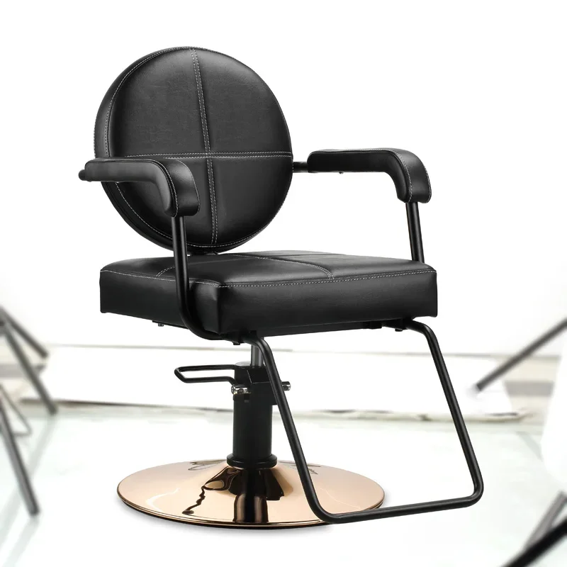 Spa Chair Barber Decoration Tilted Swivel Vintage Braiding Hair Salon Shampoo Home Office Massage Beauty Lashes Wheel Purpose