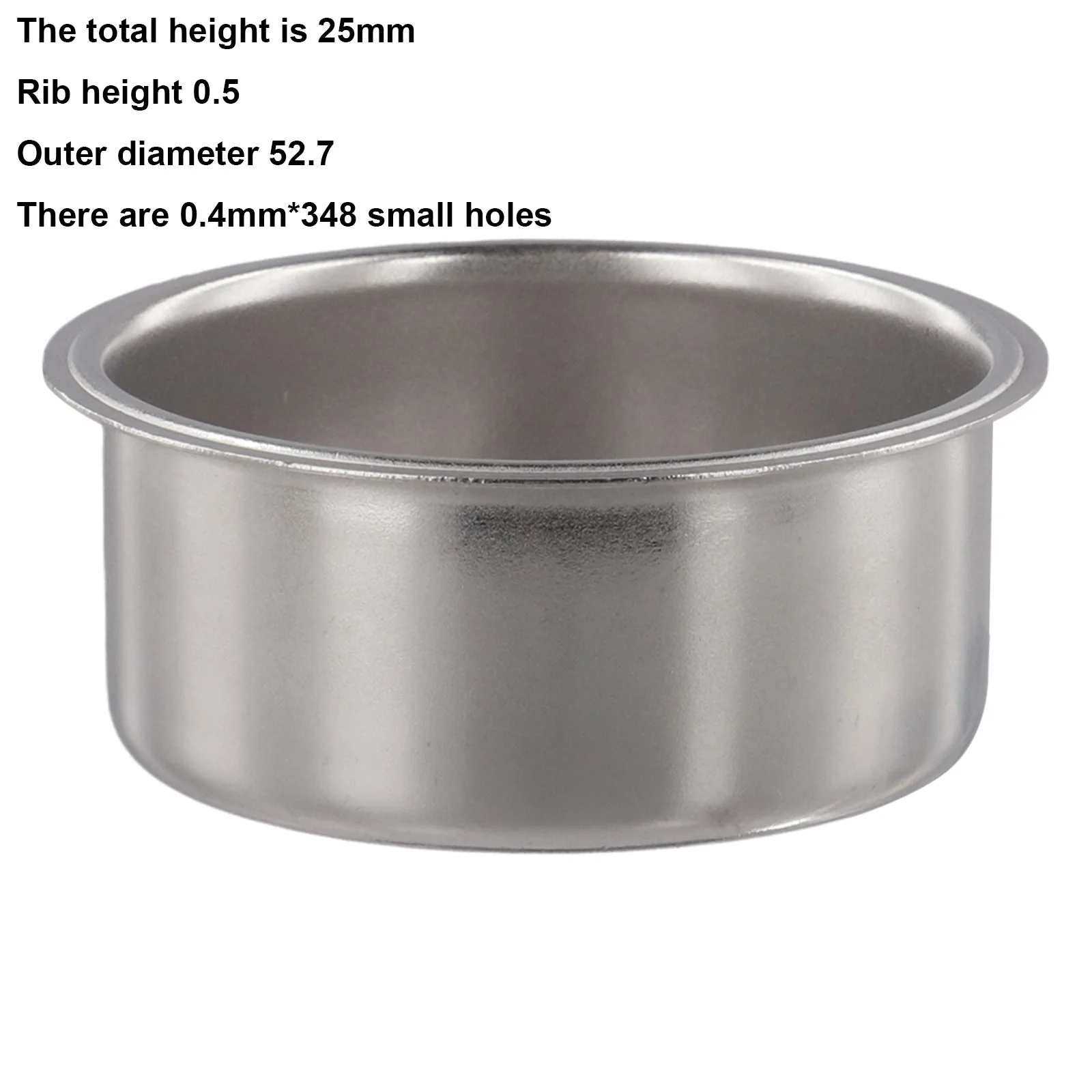 

Replacement Filter For Home Coffee Machines Single Layer Basket 51mm Filter Basket Compatible With Specific Models