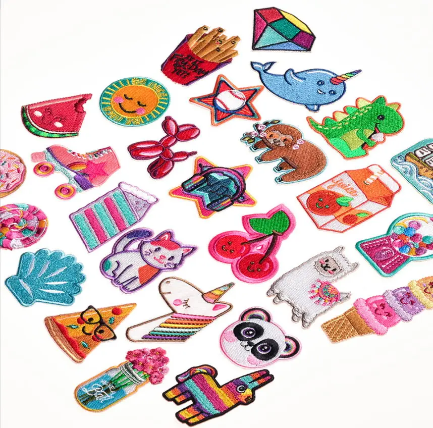 10 sztuk żywności zwierząt łaty hafty haftowane ubrania kapelusz torba materiał do naprawy butów telefon pudełko wystrój akcesoria zrób to sam