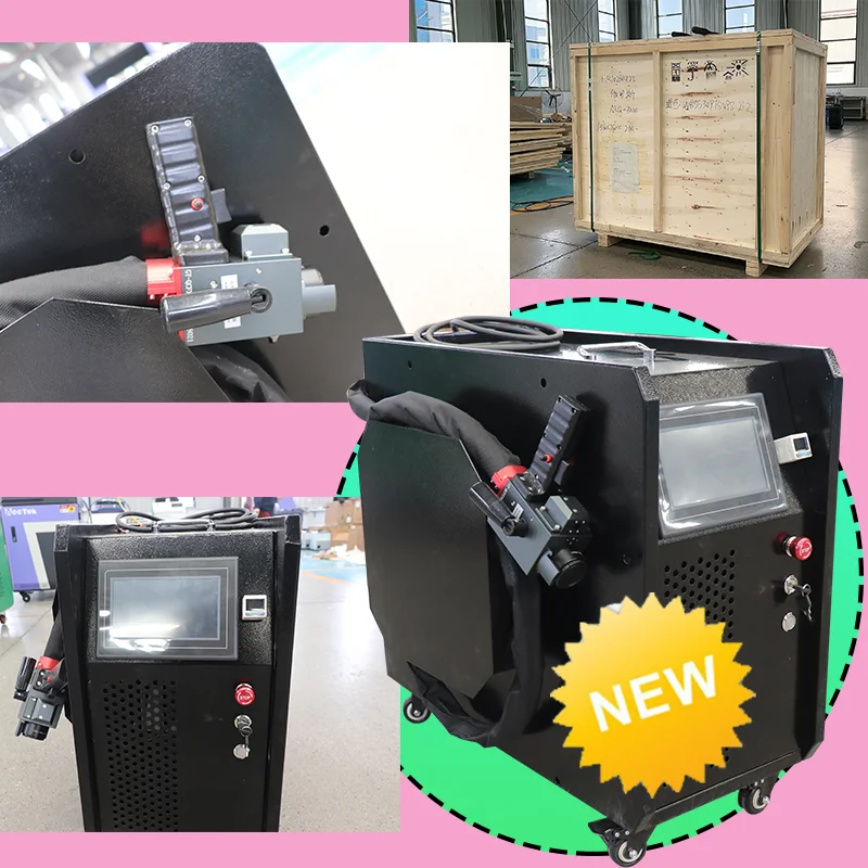 Laser Cleaning Machine 300W Handheld Pulse Trolley JPT Laser Cleaner For Metal Steel Parts Paint Wood Rust Removal