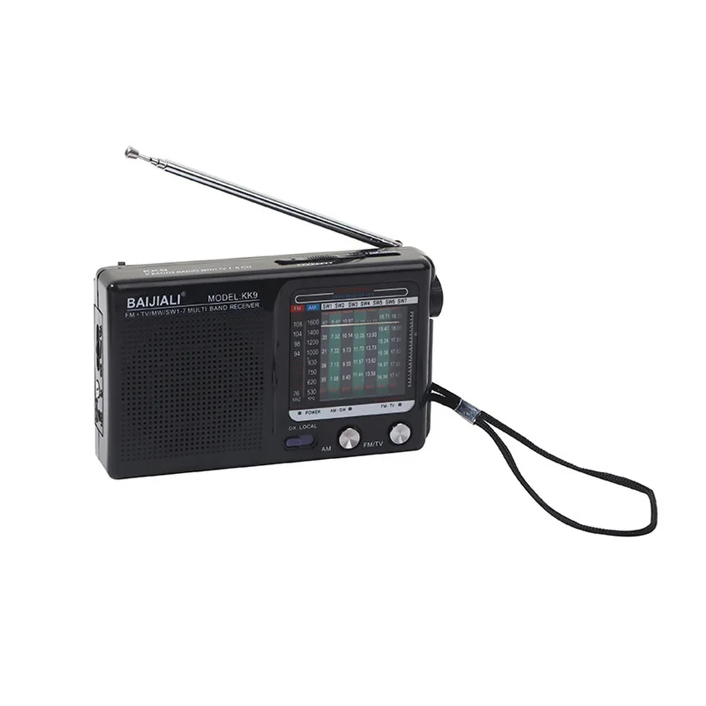 KK9 SW AM FM Radio meteorologica Radio tascabile portatile Mini ricevitore Radio ricaricabile Bluetooth per emergenza uragano Walking