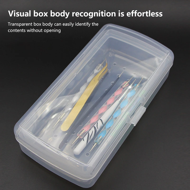 Sterilizer Tray Nail Disinfection Box For Eyelash Embroidery Products Sterilizer Nipper Tweezers Equipment Cleaner Storage Tools