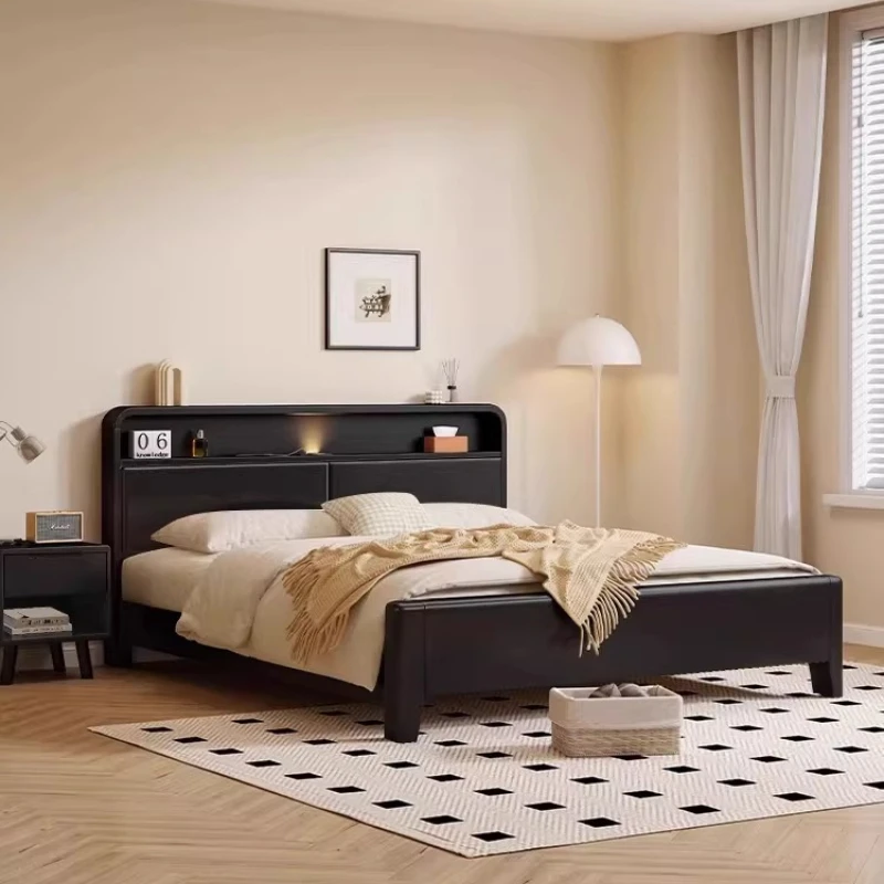 Bedroom Luxury Bed Modern Double Simple Sleeping Headboards Design Bed Storage European Letto Matrimoniale Trendy Furniture