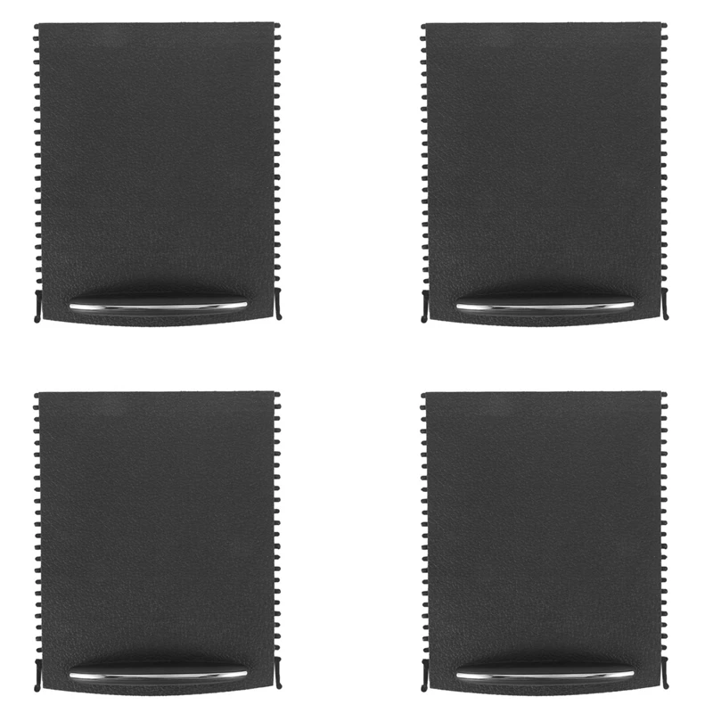 4X Car Center Console Sliding Shutters Cup Holder Roller Shutter Cover For Mercedes-Benz C-Class W203 2000-2007