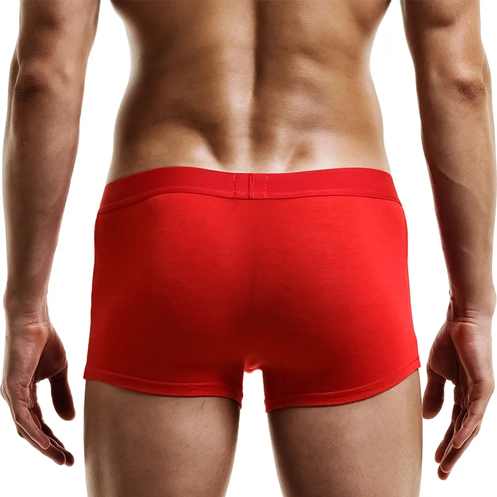 Men's Underwear, Men's Boxer Briefs, Red Color for the Year of the Pig, Gift for Men, Wedding Thin Boxer Briefs, Underpants