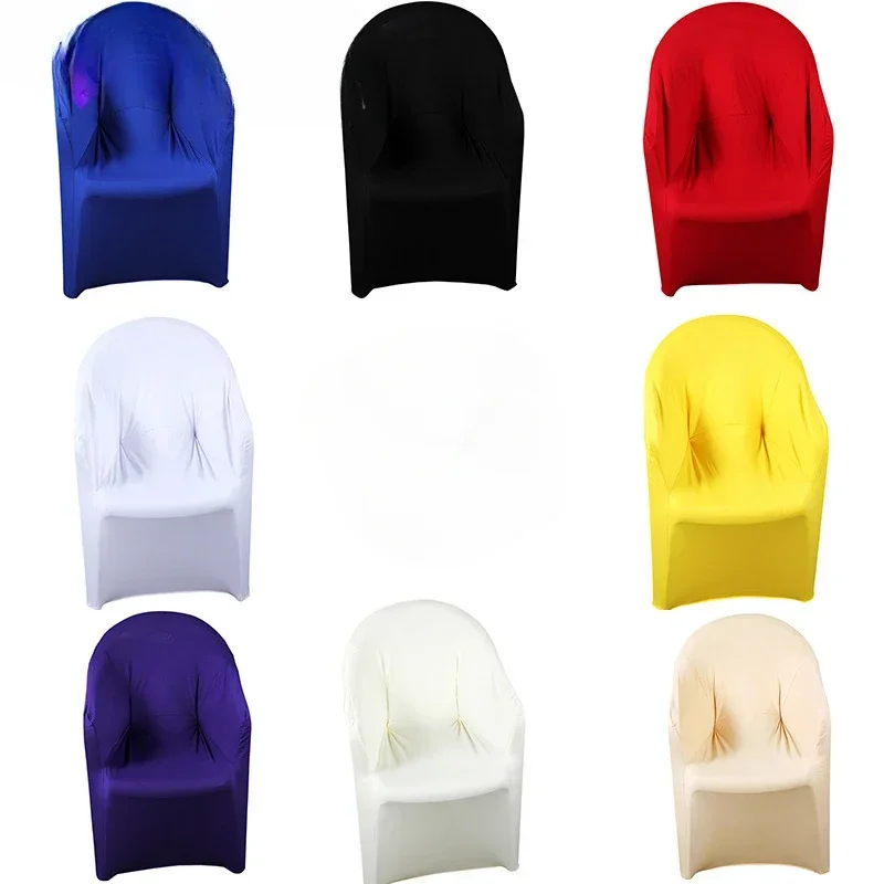 Stretch Arm Chair Covers Spandex Slipcovers for Armchairs Covers Wedding Party Chair Cover Housse De Chaise Mariage