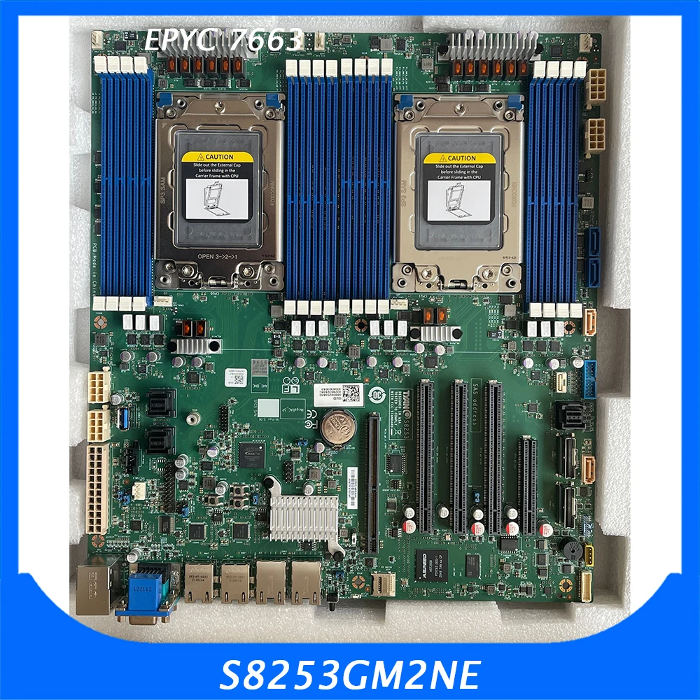 

For TYAN Server Motherboard SP3 Support EPYC 7002 7003 DDR4 ECC E-ATX S8253 S8253GM2NE