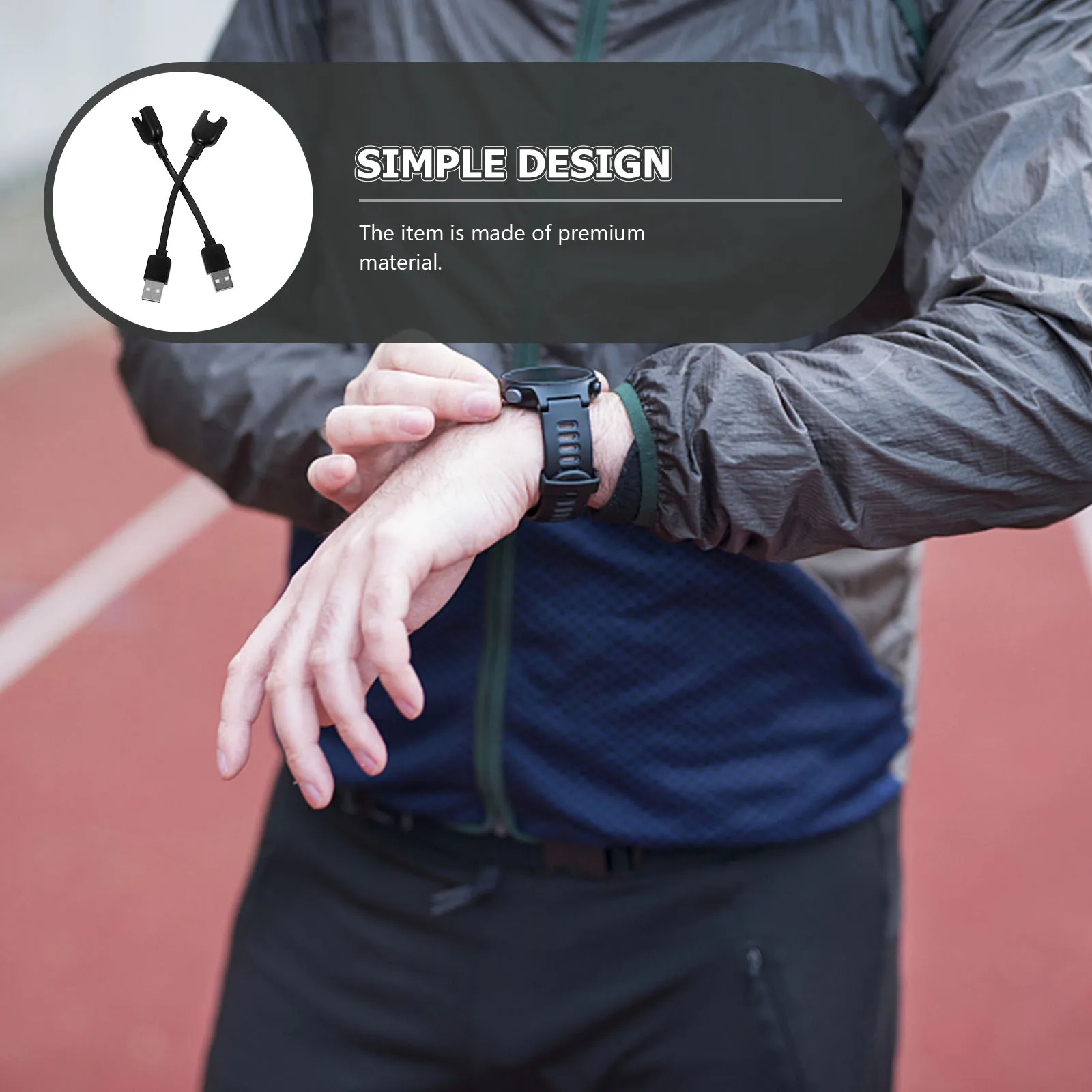 2Pcs USB Charging Cable Premium Fast Cord for 3 No Heating Data Transfer Charging Cable Cord Wire