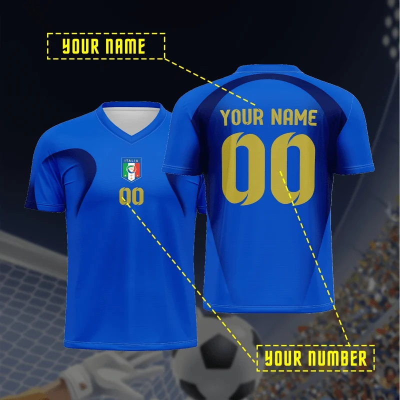 تي شيرت مخصص لتدريب كرة القدم برقبة على شكل حرف V للبالغين والمراهقين، مجموعات ملابس رياضية مخصصة لنادي الفريق والعائلة #5