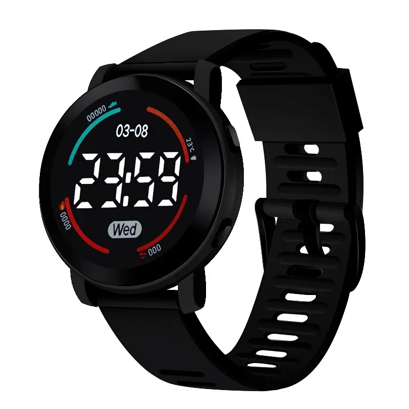 Kids Watches Luminous Waterproof Sport Children Watch Silicone Strap LED Digital Electronic Wrist Watch For Boys Gril reloj niño