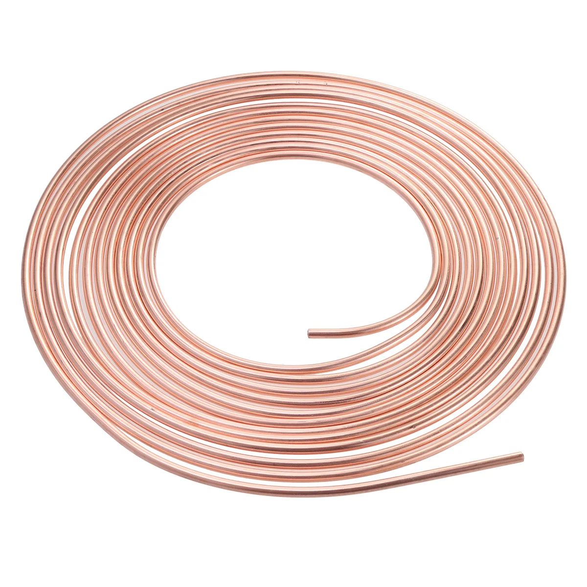 3 16 inch Car Brake Line Copper Plated Liquid Gas Cable 25 inch High Bursting Strength Fatigue Brake Hose Pipe