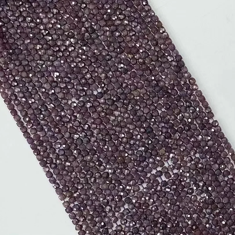 

Натуральный фиолетовый лепидолит, слюдяный куб, свободные бусины, ювелирные изделия, браслет «сделай сам», ожерелье, 38 см, аксессуары, производитель, оптовая продажа