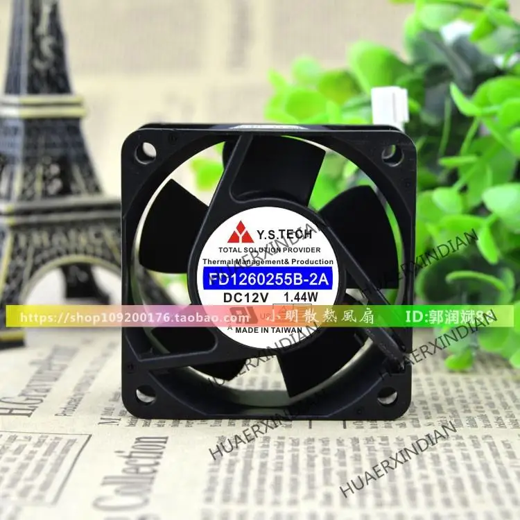 

New FD1260255B-2A 12V 1.44W 6CM 6025 Cooling Fan Assembly Kit
