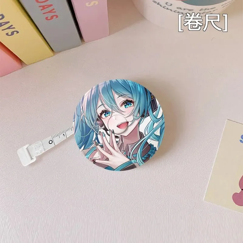 2 メートル初音ミク漫画腹囲子供の身長測定家庭用ポータブル小型ソフト定規巻尺