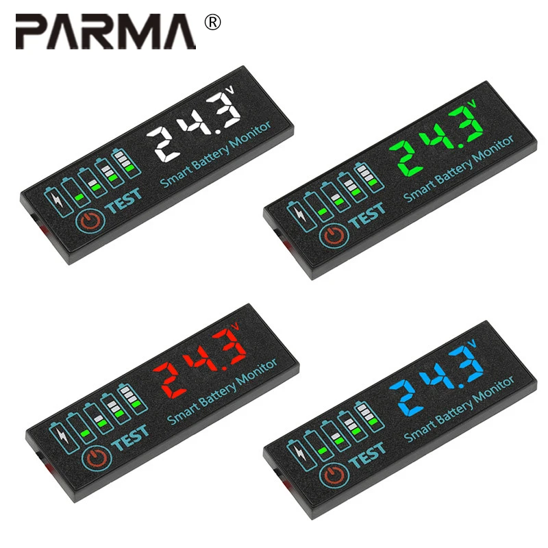 DC 7-55V LED Indicator Voltage Charge Indicator Acid
