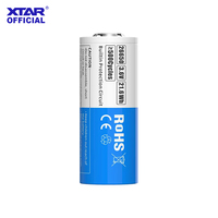 XTAR 1PC High power and large capacity 26650 6000 mAh 3.6V 10A output power tool flashlight battery with  protective plate