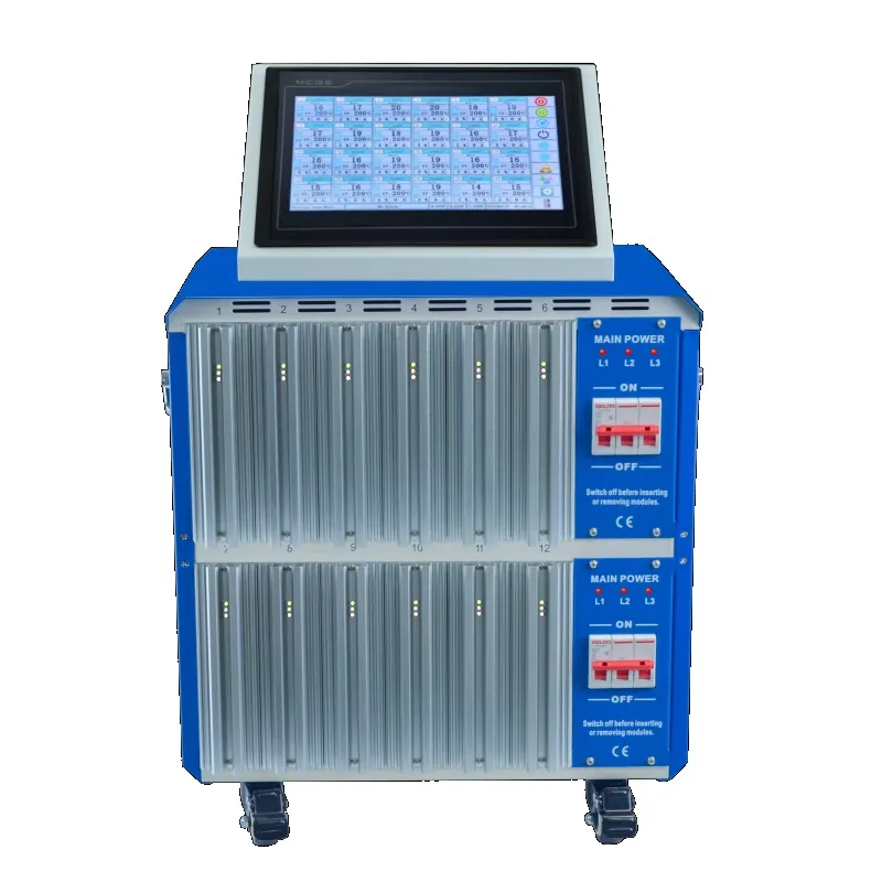 Touch screen 24  Zones PID hot runner temperature controller for multi cavities injection
