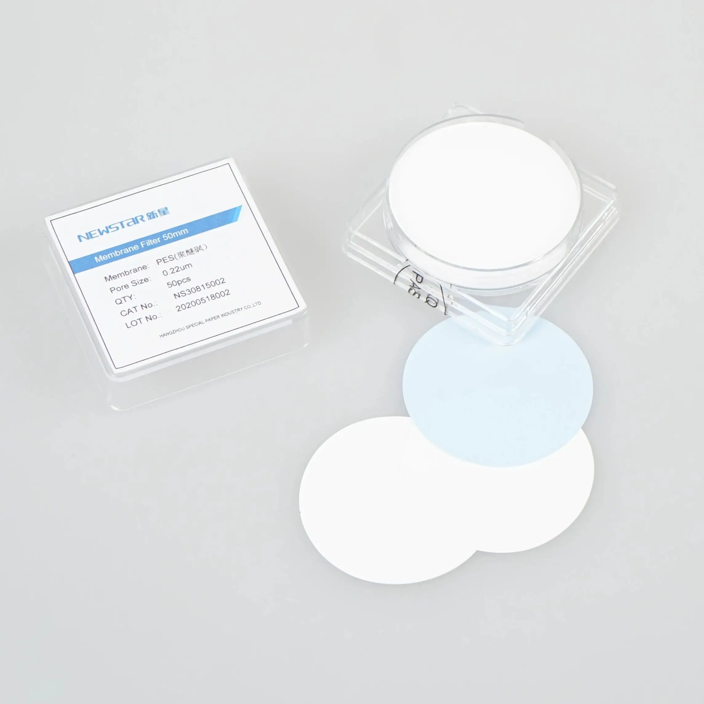 Laboratory PES (Polyethersulfone) Disc Membrane Filter Microporous Membrane 0.22um 0.45um for General/Sterile Liquid Filtration image 5