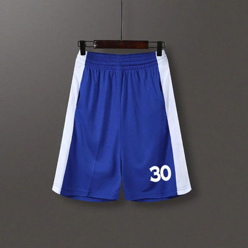 Sommer-Sonderangebot Herren Lila-Gelbe Basketball-Shorts mit Seitenstreifen, Atmungsaktives Mesh-Gewebe, Elastischer Bund, Fünf-Punkt-Shorts – Detail 14
