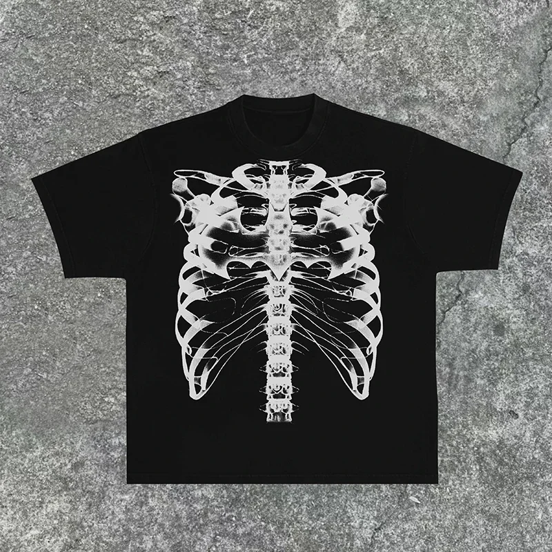 

Harajuku Graphic Print T Shirts Y2k Tops Men Women High Street Oversized T Shirt Pro Choice Streetwear Vintage Tee Clothing