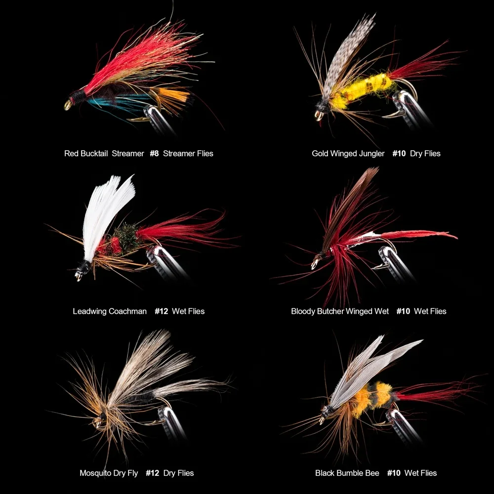 Set de moscas artificiales Goture – Streamers y ninfas para pesca con mosca - imagen 5